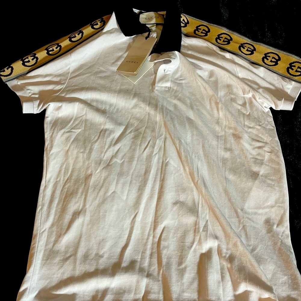 Gucci polo shirt new with tags (white)